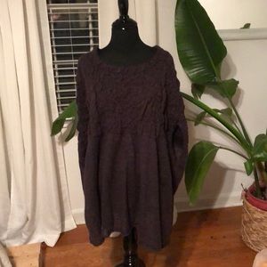 CAbi gray poncho size small